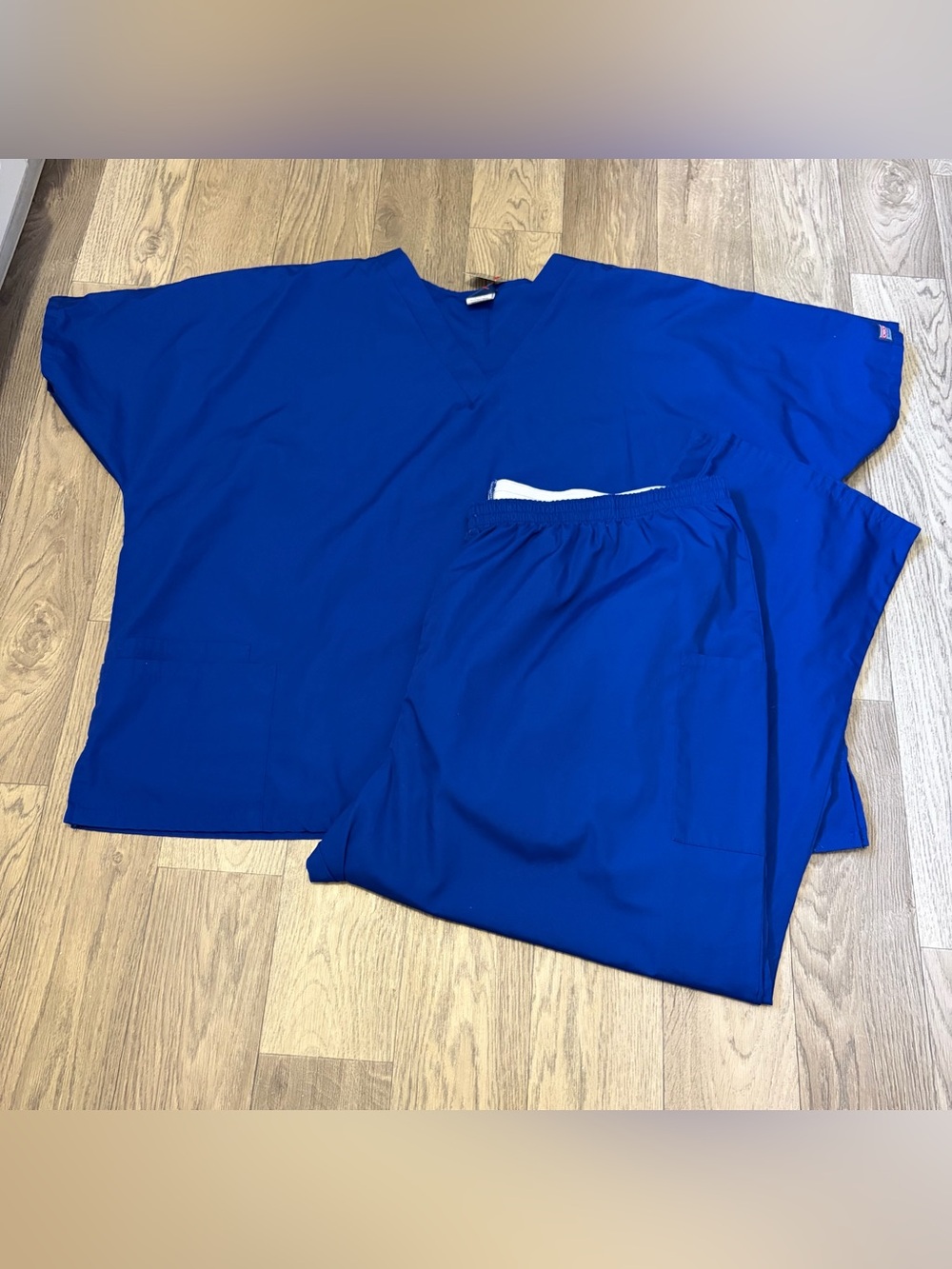 Royal Blue Cherokee Workwear Scrub Set